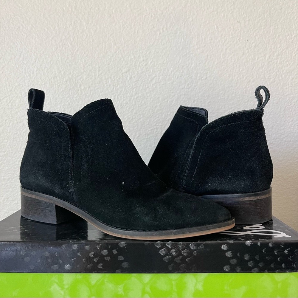 Black Dolce Vita Suede Booties